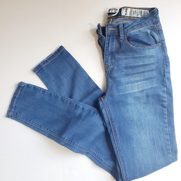 Indigo Rein Skinny Jeans, Size 3 - Picture 3 of 3